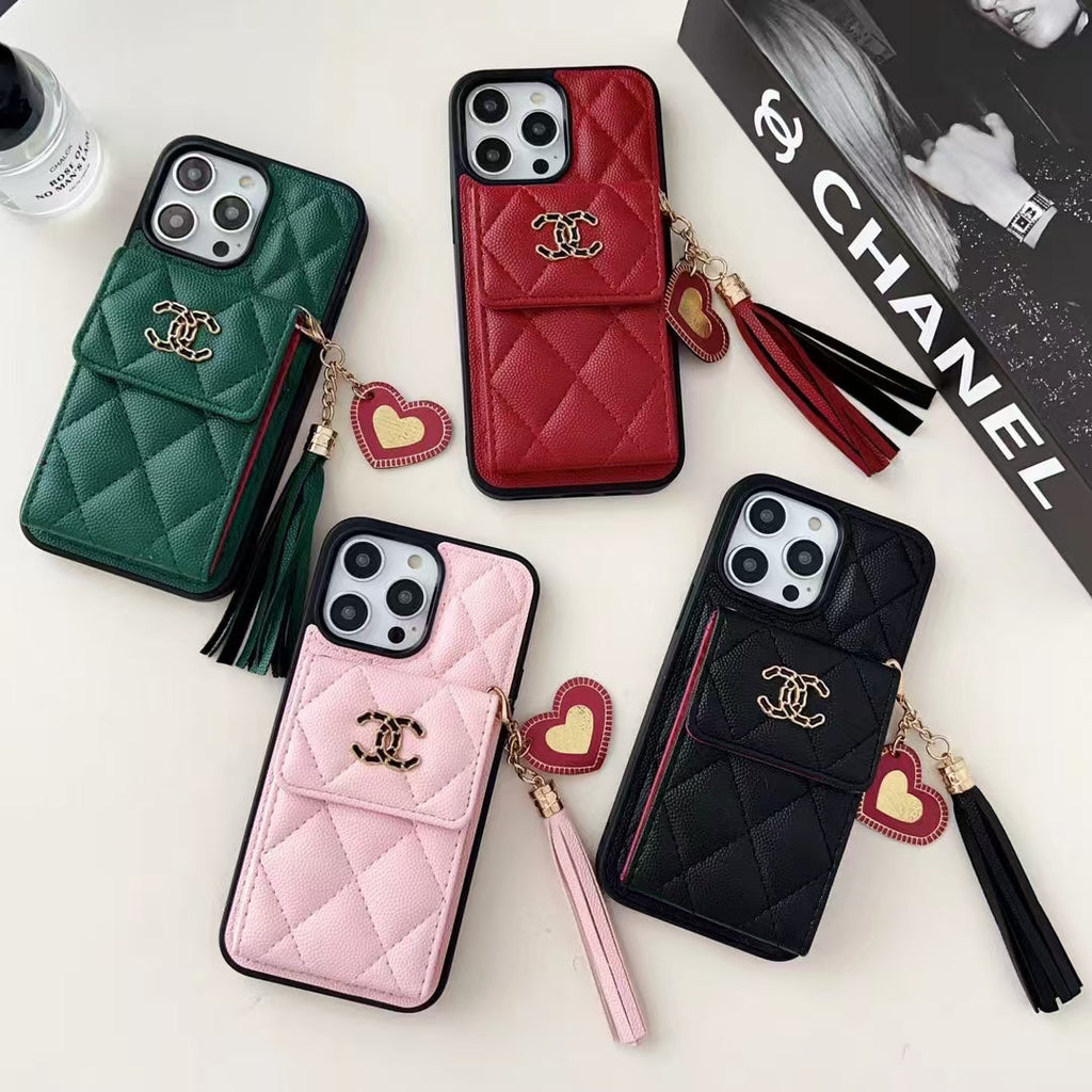 Card Holder Embroidered Phone Case for iphone