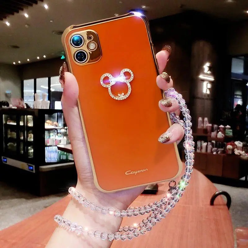 Cute Glitter Diamond Silicon Case