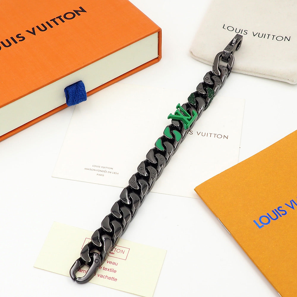 Atmospheric coarse chain bracelet